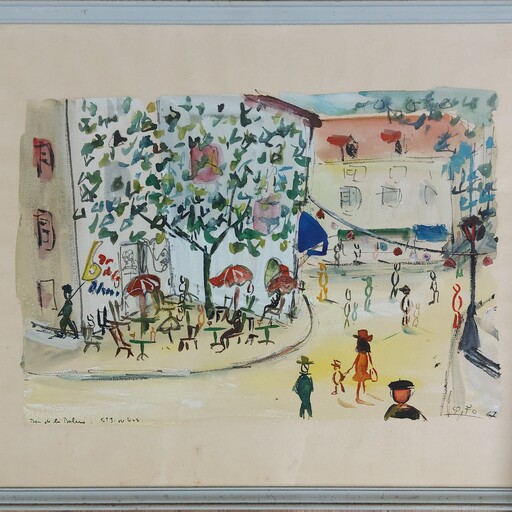 Donibane Loitzuneko plaza bat